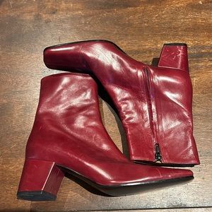 Enrico Antinori Red Leather Boot